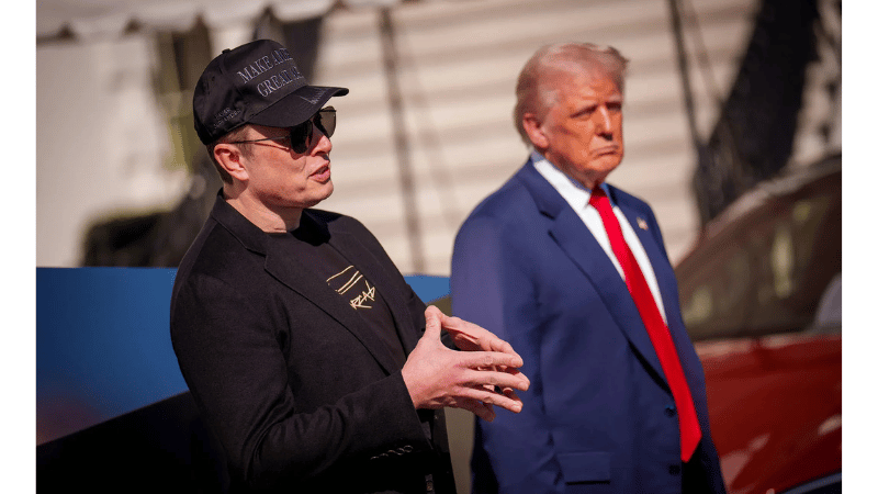 جنگ لفظی ترامپ و ماسک: سقوط میلیاردی بازار رمزارزها و سهام تسلا